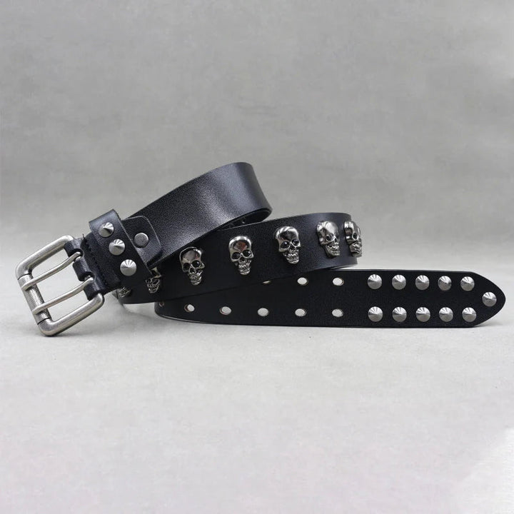 Phantom Studded Gothic Leather Belt - Weston Fletcher