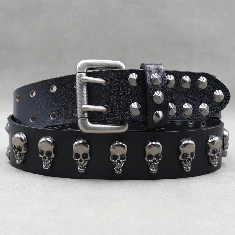 Phantom Studded Gothic Leather Belt - Weston Fletcher