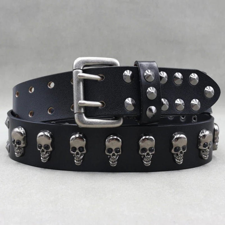 Phantom Studded Gothic Leather Belt - Weston Fletcher