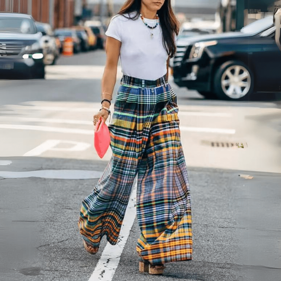 Plaiditude Flair Trousers - Weston Fletcher