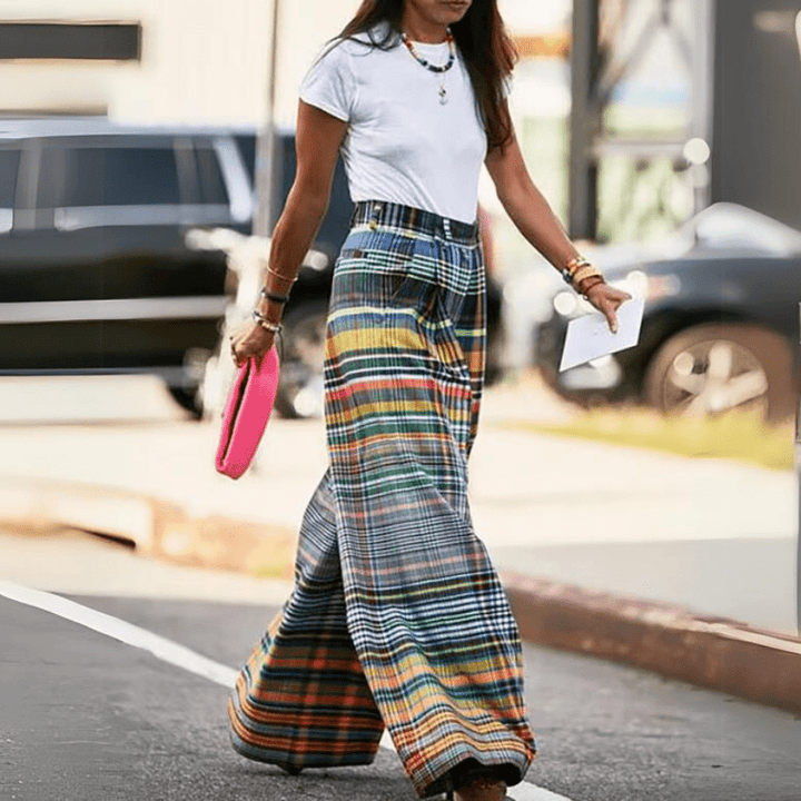 Plaiditude Flair Trousers - Weston Fletcher