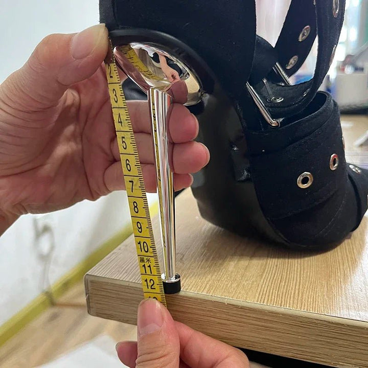 Rebel Chic Buckle Heels - Weston Fletcher