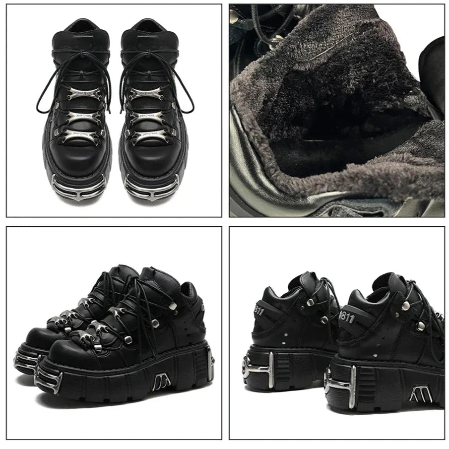 Rebel Rider Punk Ankle Shoes - Weston Fletcher