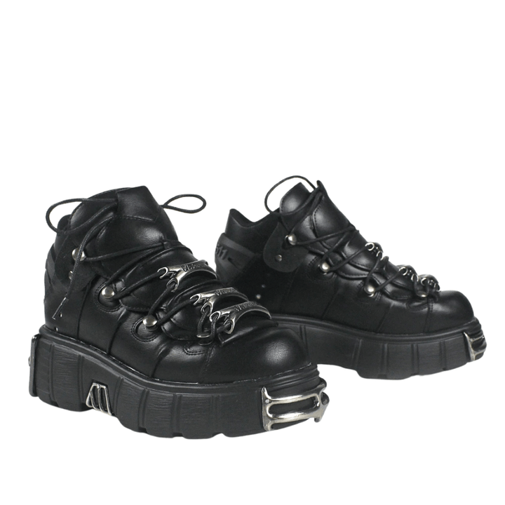 Rebel Rider Punk Ankle Shoes - Weston Fletcher