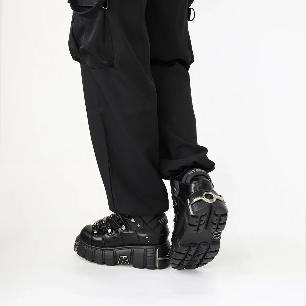 Rebel Rider Punk Ankle Shoes - Weston Fletcher