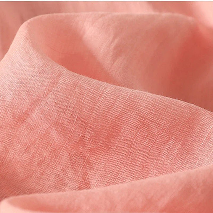 Relaxed Cotton Embroidered Blouse with Botanical Detailing and Curved Hem - Weston Fletcher