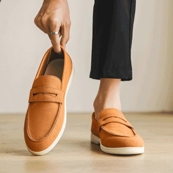 Renlow Soft Suede Loafers - Weston Fletcher