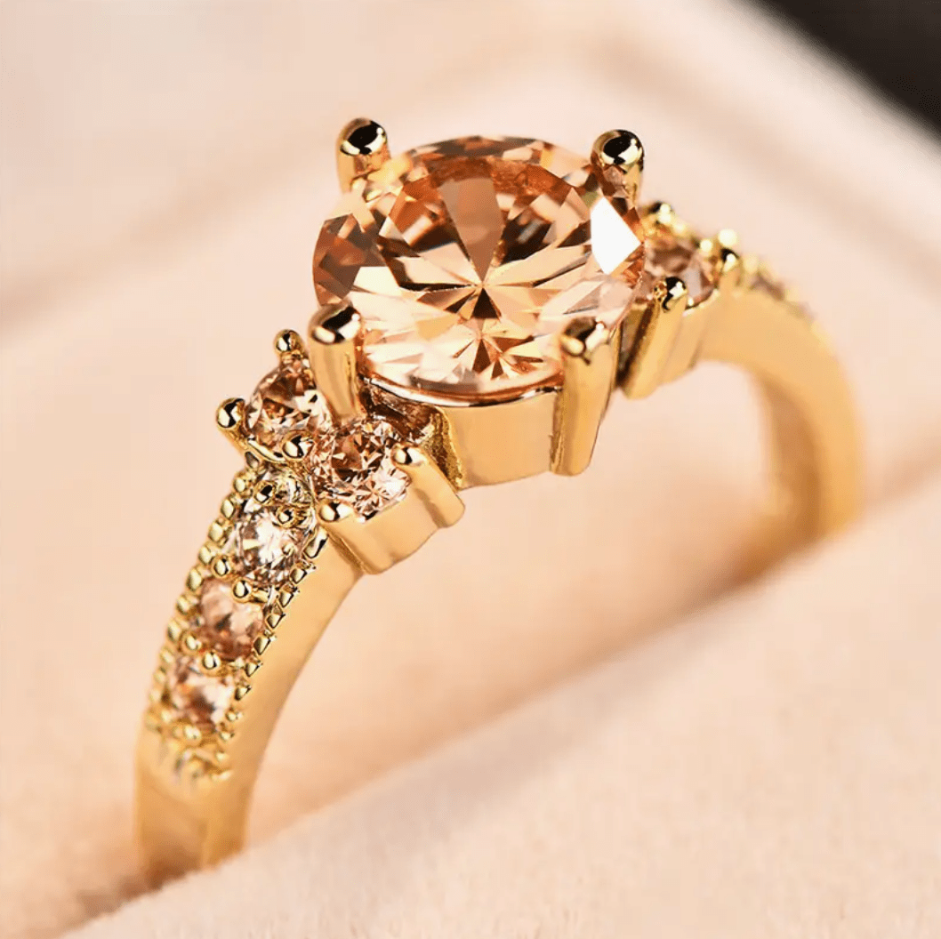 Roselle Pavé Plated Ring - Weston Fletcher