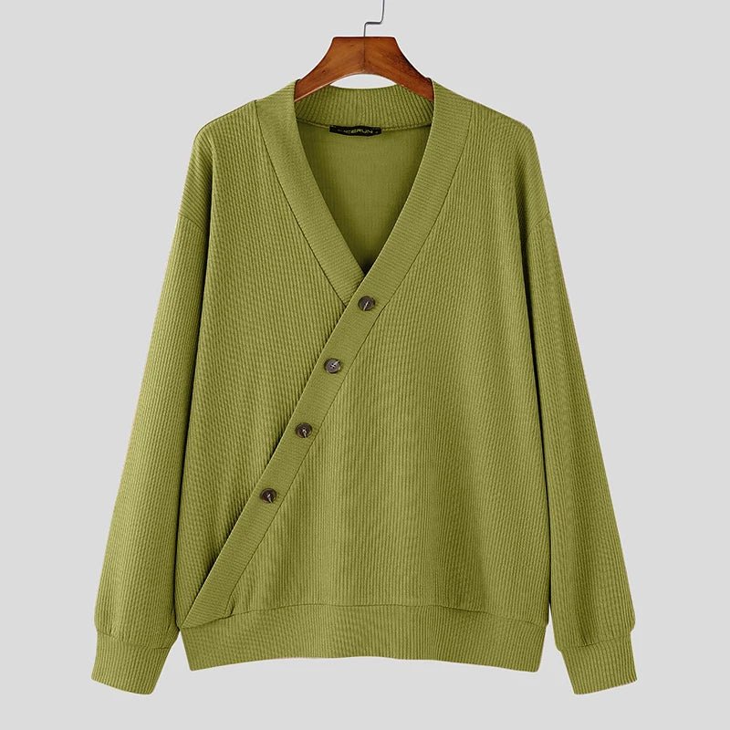 Russell Diagonal Knitted Cardigan - Weston Fletcher