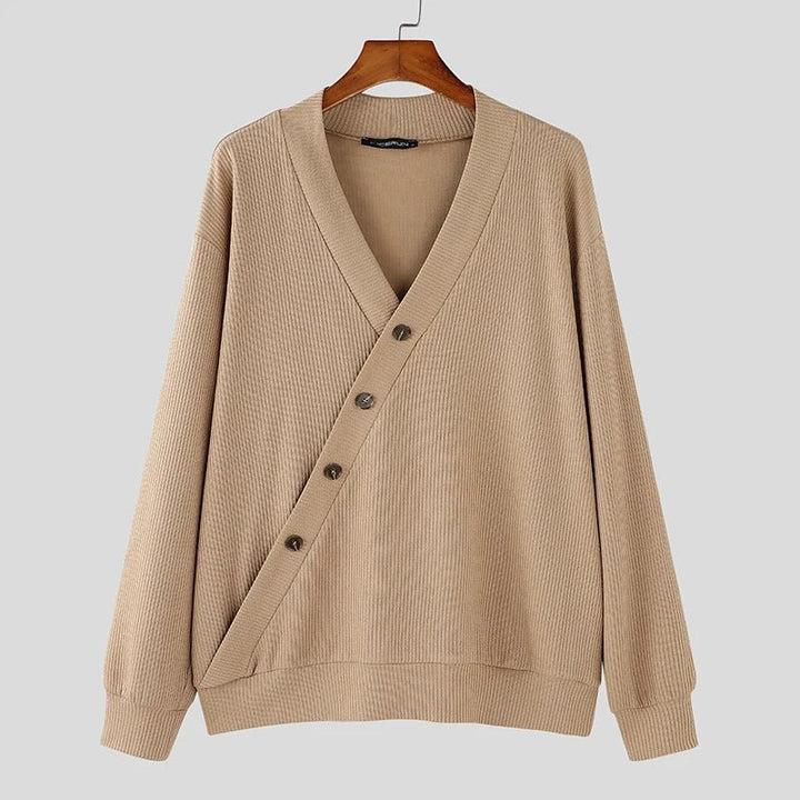 Russell Diagonal Knitted Cardigan - Weston Fletcher