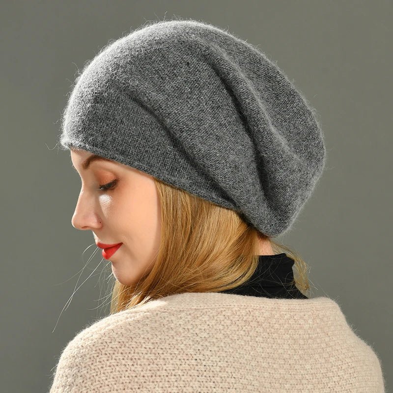 Sable Cashmere Slouch Beanie - Weston Fletcher