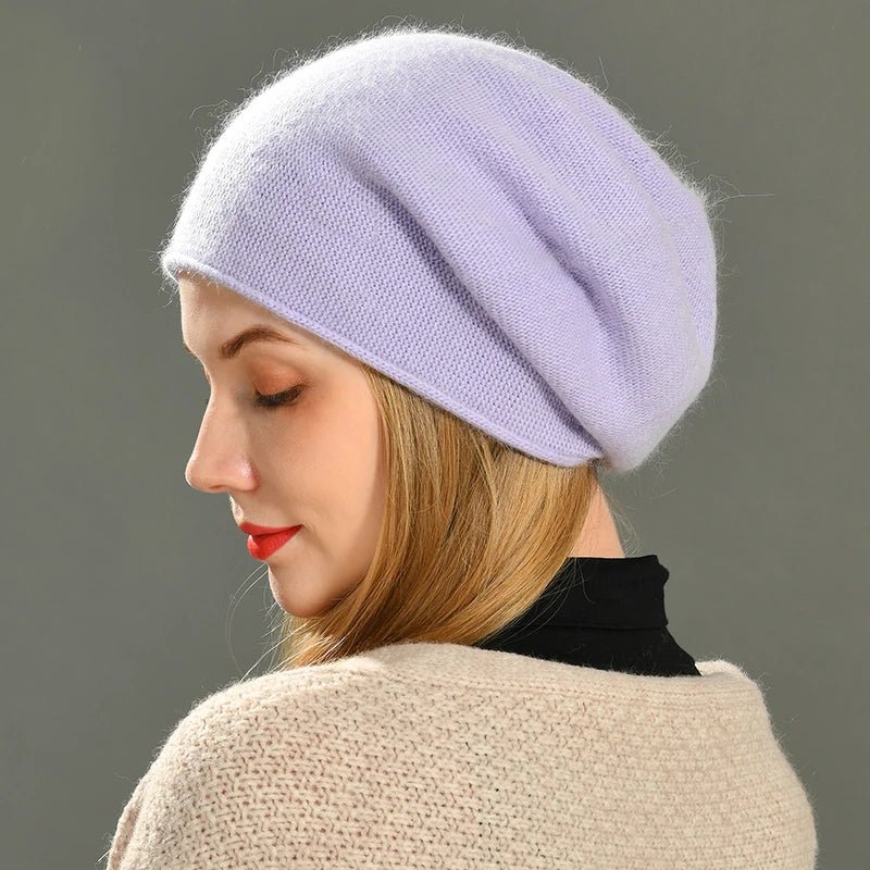 Sable Cashmere Slouch Beanie - Weston Fletcher