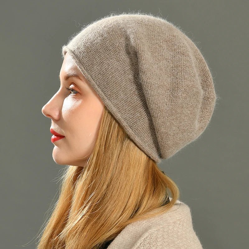 Sable Cashmere Slouch Beanie - Weston Fletcher