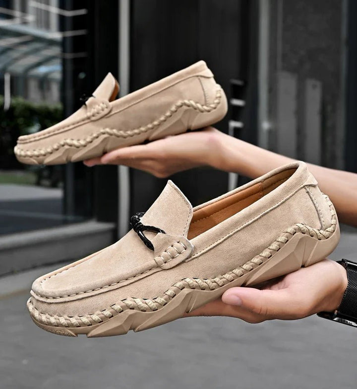 Selvoir Handstitched Suede Loafers - Weston Fletcher