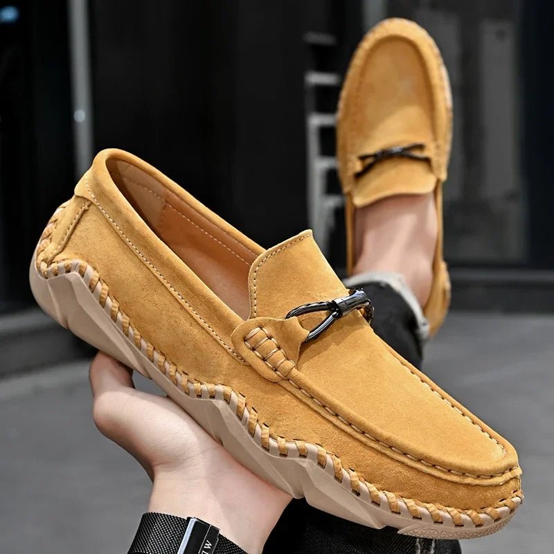 Selvoir Handstitched Suede Loafers - Weston Fletcher