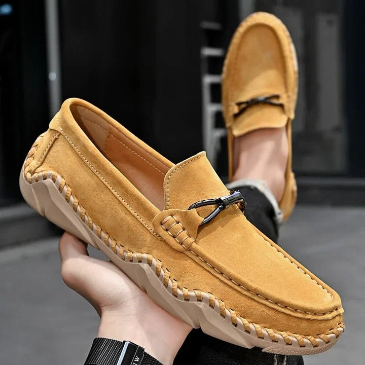 Selvoir Handstitched Suede Loafers - Weston Fletcher