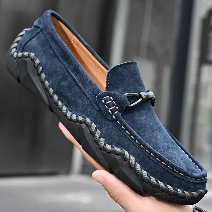 Selvoir Handstitched Suede Loafers - Weston Fletcher