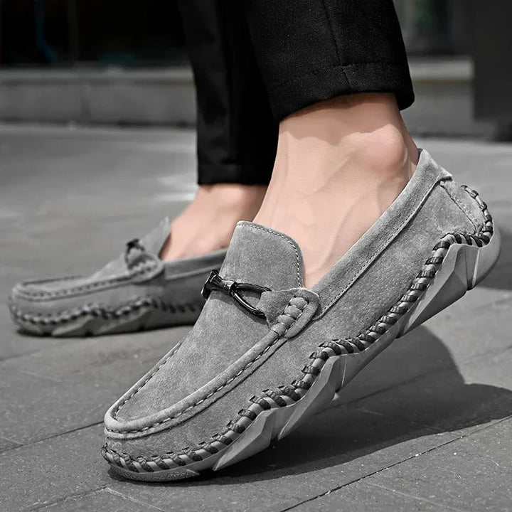 Selvoir Handstitched Suede Loafers - Weston Fletcher