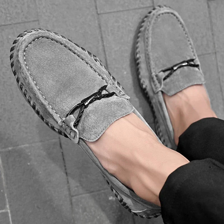 Selvoir Handstitched Suede Loafers - Weston Fletcher