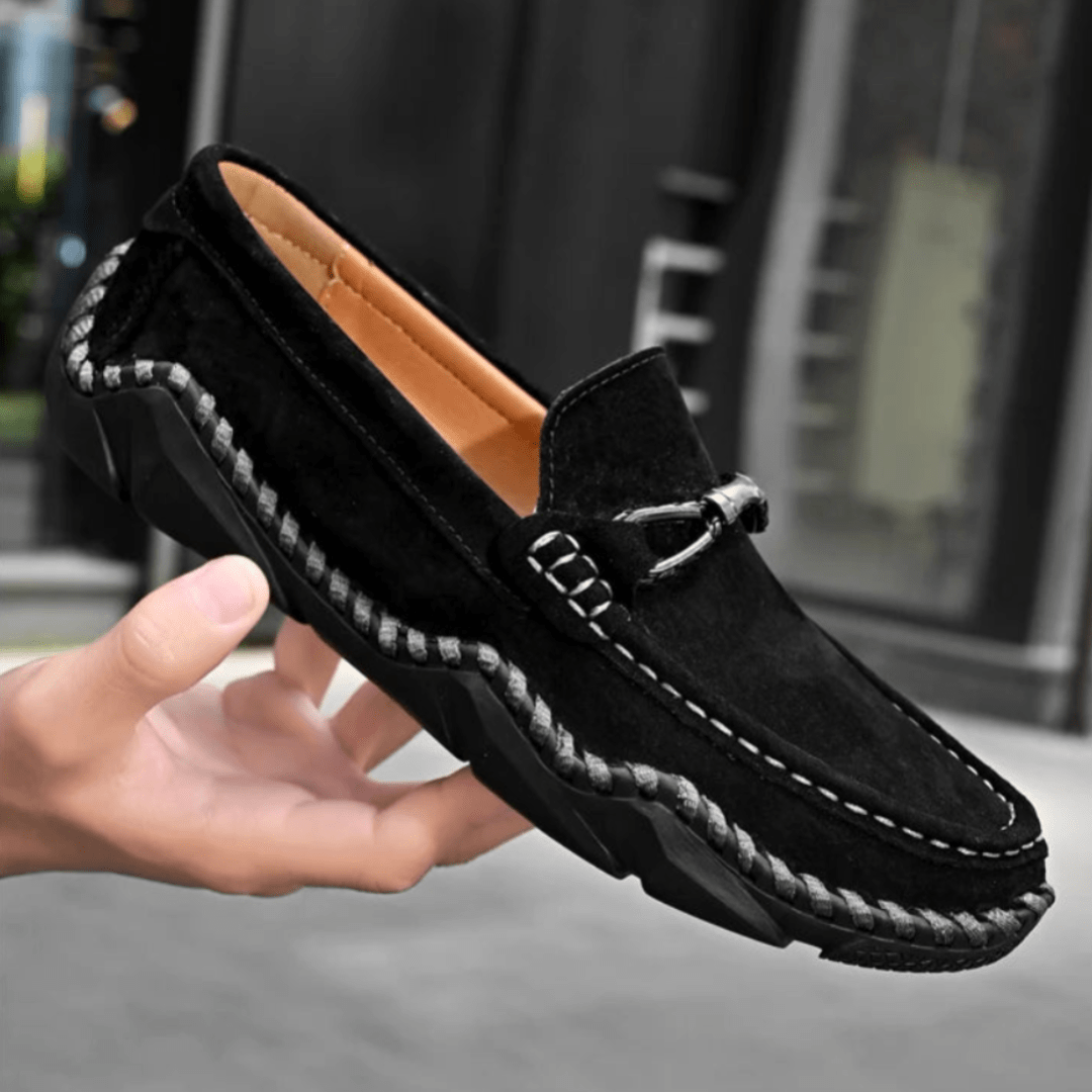 Selvoir Handstitched Suede Loafers - Weston Fletcher