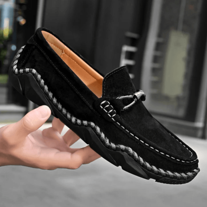 Selvoir Handstitched Suede Loafers - Weston Fletcher
