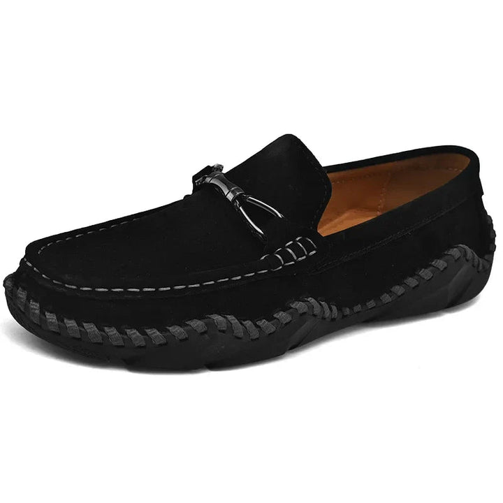 Selvoir Handstitched Suede Loafers - Weston Fletcher