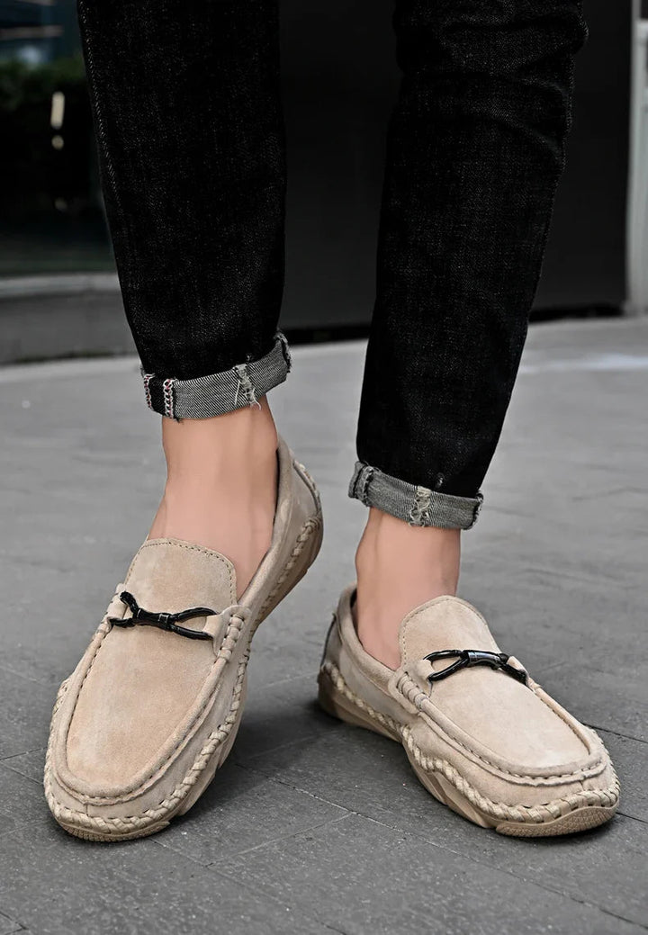 Selvoir Handstitched Suede Loafers - Weston Fletcher