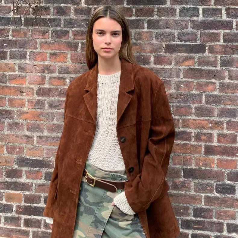 Staccato Suede Trench Coat - Weston Fletcher