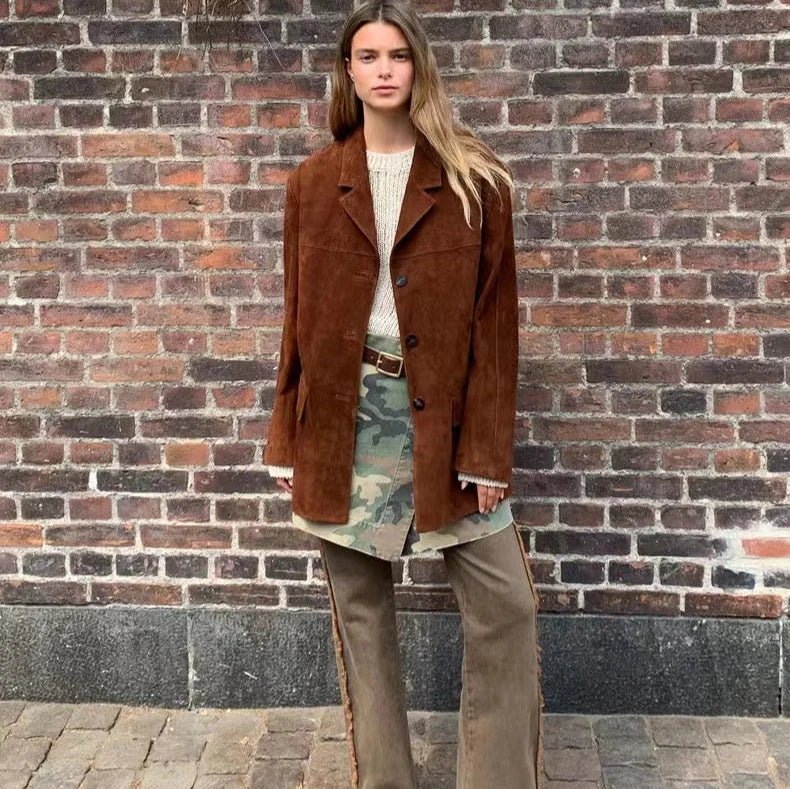 Staccato Suede Trench Coat - Weston Fletcher