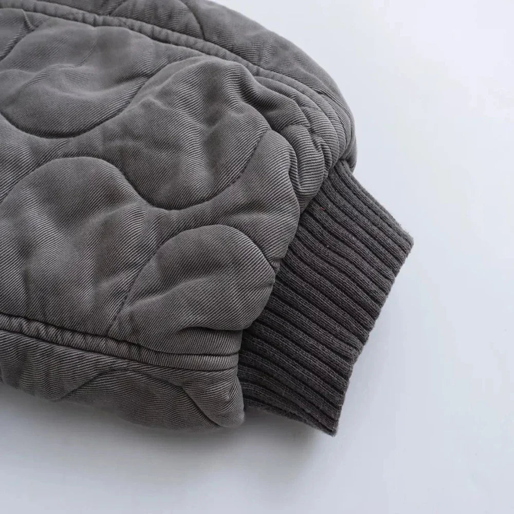 Streetwise Quilted Bomber Jacket - Weston Fletcher