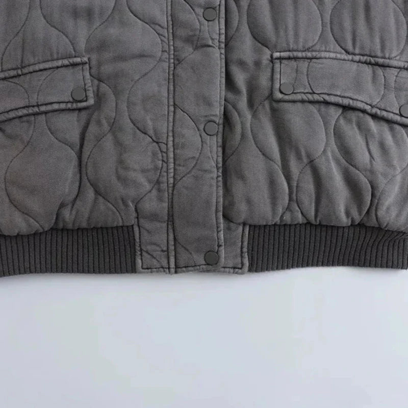 Streetwise Quilted Bomber Jacket - Weston Fletcher