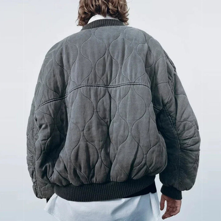 Streetwise Quilted Bomber Jacket - Weston Fletcher