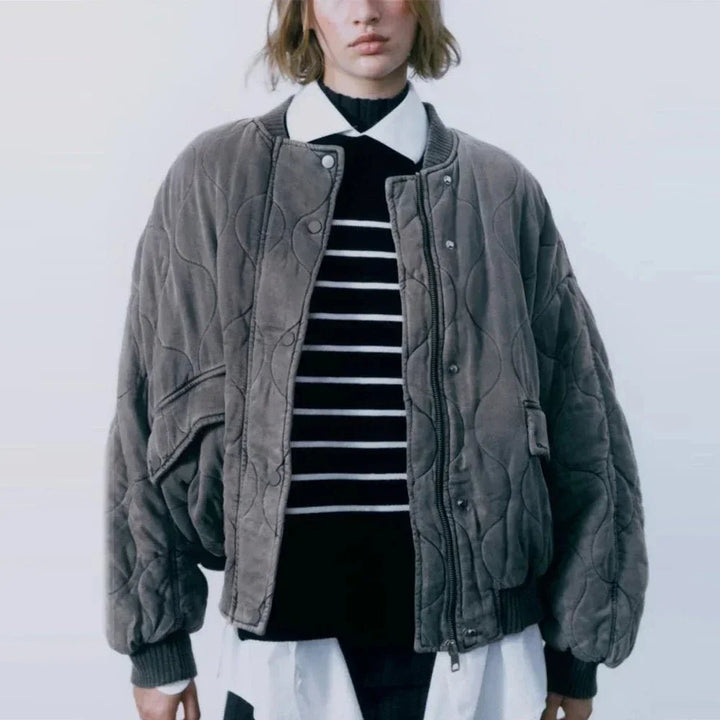 Streetwise Quilted Bomber Jacket - Weston Fletcher