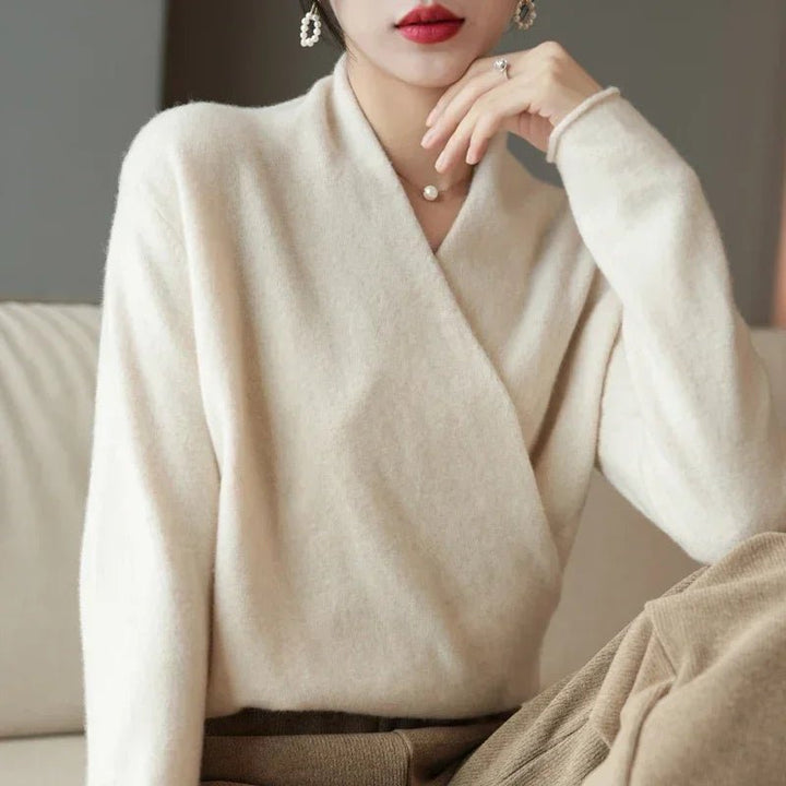 Tabitha Cashmere Wrap Sweater - Weston Fletcher