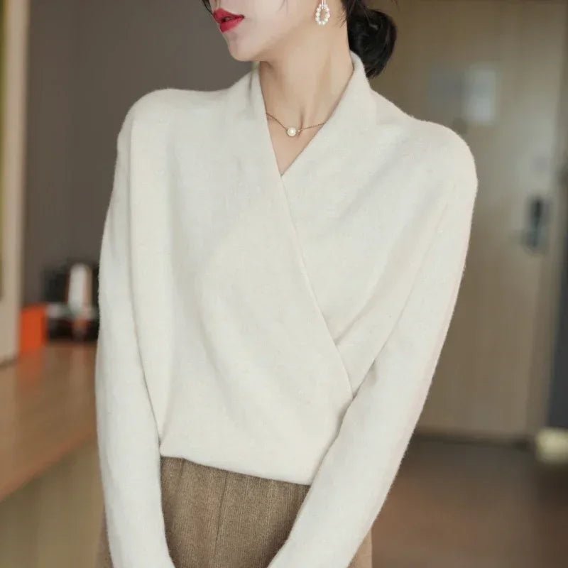 Tabitha Cashmere Wrap Sweater - Weston Fletcher