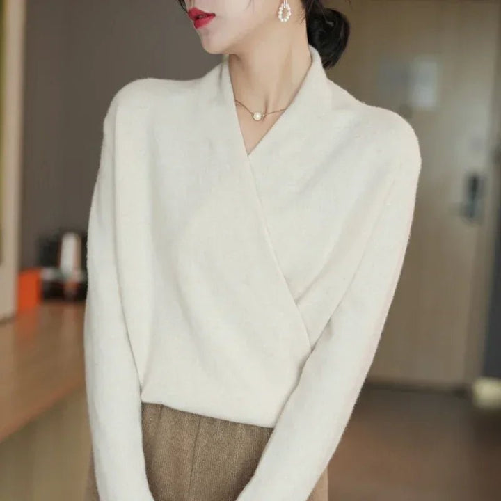 Tabitha Cashmere Wrap Sweater - Weston Fletcher