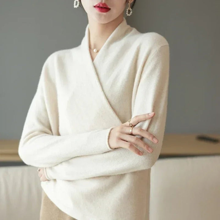 Tabitha Cashmere Wrap Sweater - Weston Fletcher