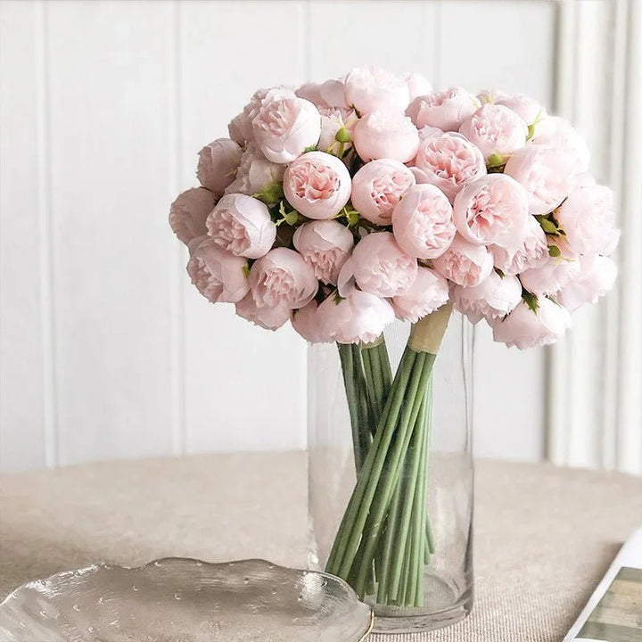 Tranquility Silk Floral Peony Bouquet - Weston Fletcher