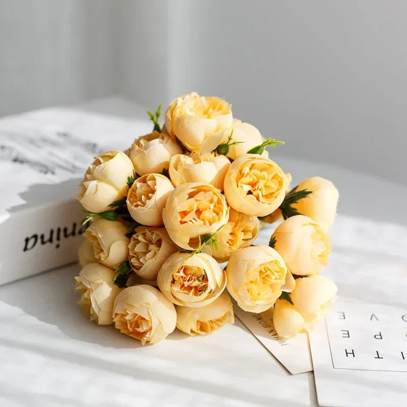Tranquility Silk Floral Peony Bouquet - Weston Fletcher