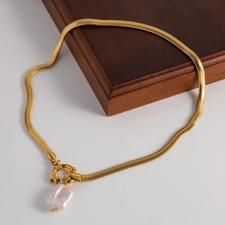 Velisse Gleam Pearl Necklace - Weston Fletcher