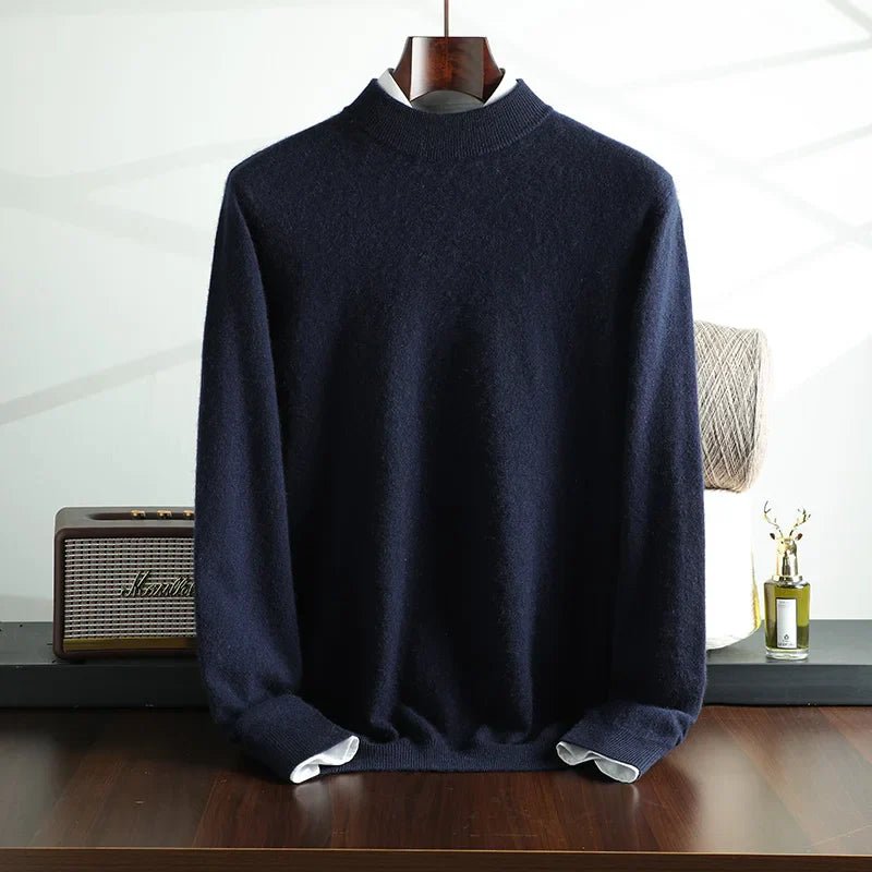 Verano 100% Cashmere Mock Neck Sweater - Weston Fletcher