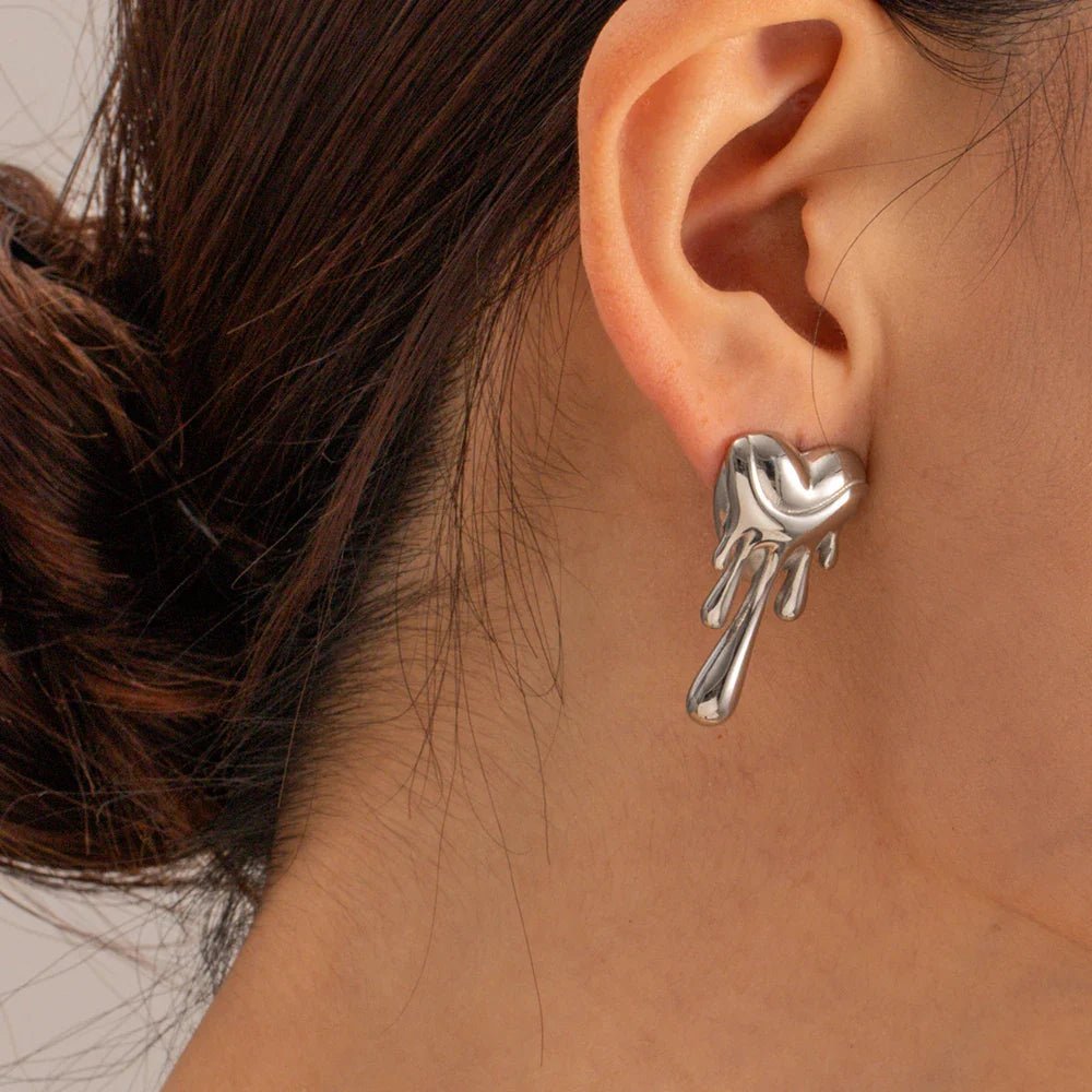 Vestra Molti Heart Earrings - Weston Fletcher