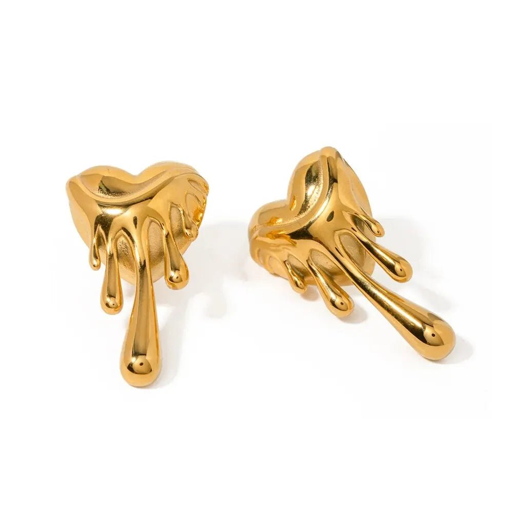 Vestra Molti Heart Earrings - Weston Fletcher