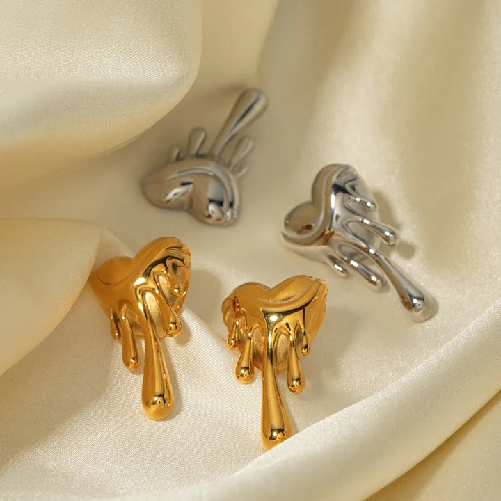 Vestra Molti Heart Earrings - Weston Fletcher