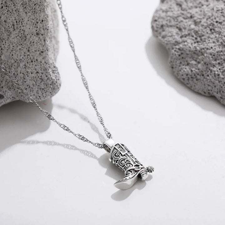Vintage Cowgirl Boot Necklace - Weston Fletcher