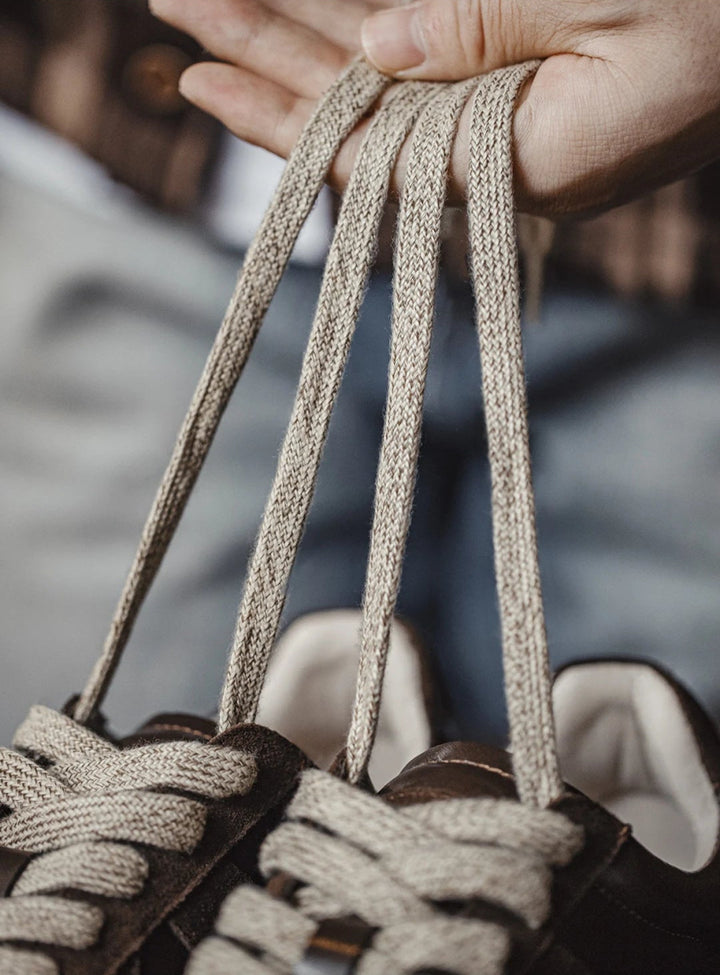 Waldro Retro Leather Sneakers - Weston Fletcher