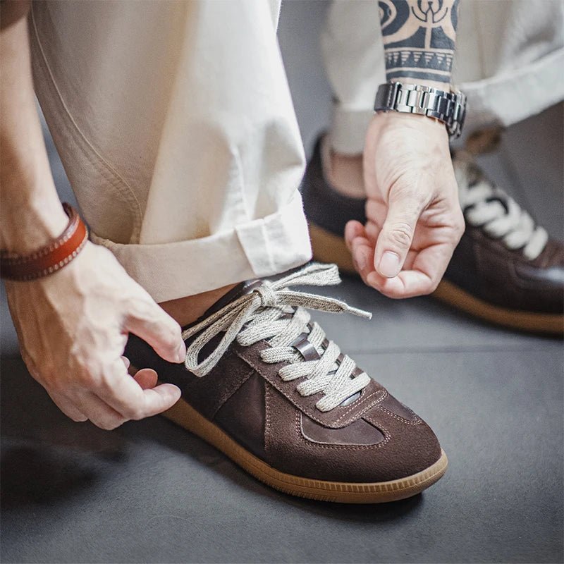 Waldro Retro Leather Sneakers - Weston Fletcher