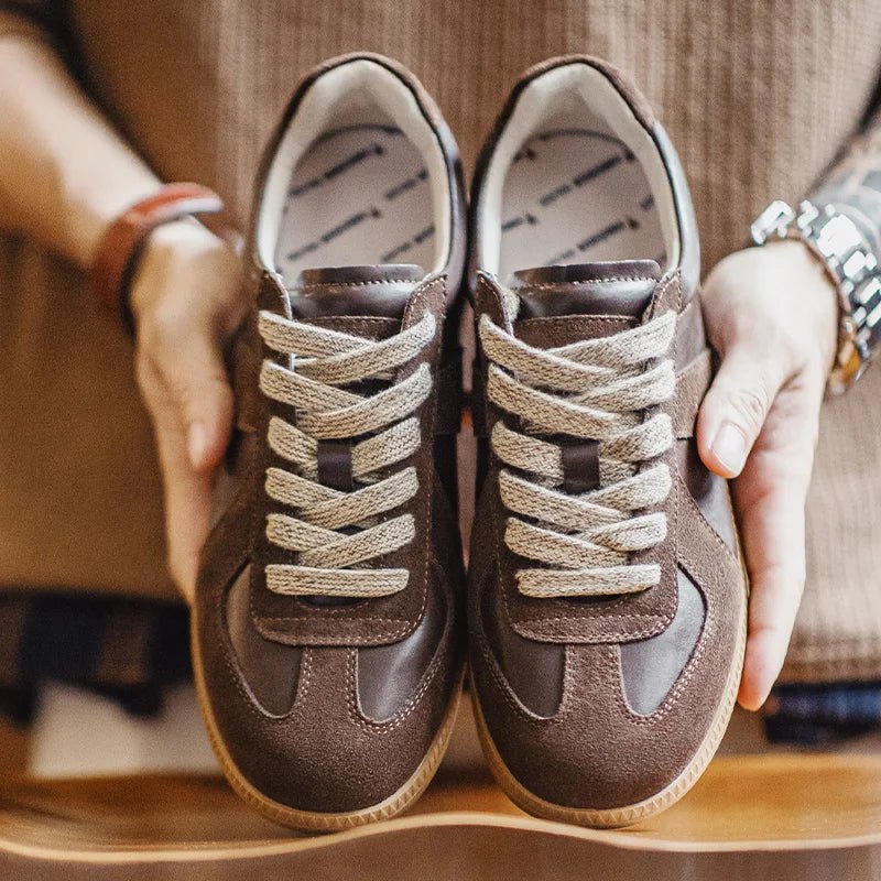 Waldro Retro Leather Sneakers - Weston Fletcher