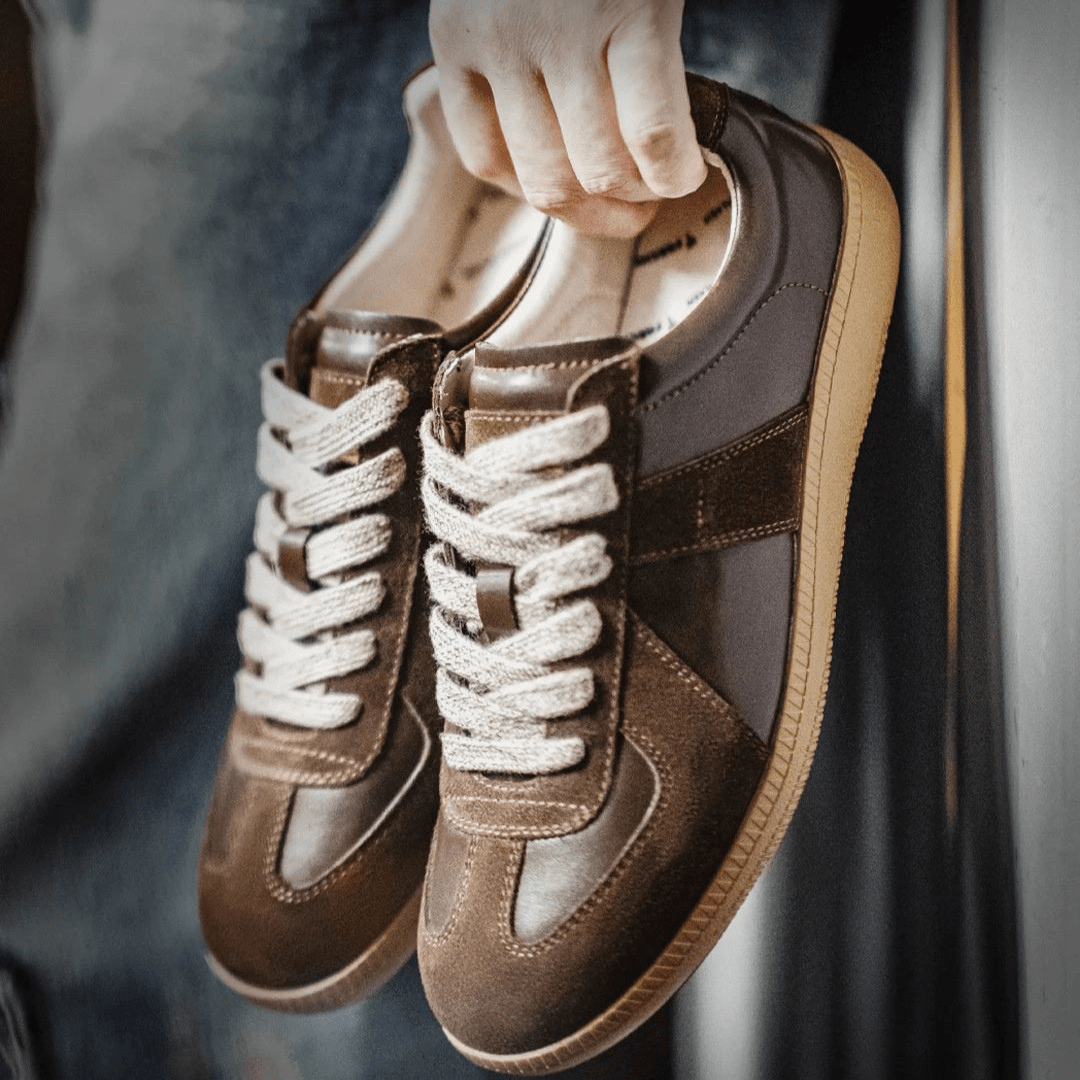 Waldro Retro Leather Sneakers - Weston Fletcher