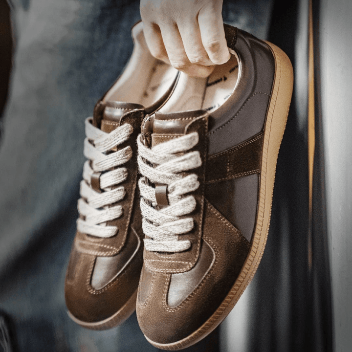 Waldro Retro Leather Sneakers - Weston Fletcher